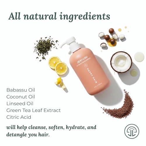 Jess & Lou Sulfate Free Hydrating Shampoo - 10 oz, Vegan & Paraben-Free