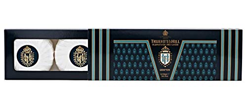 Truefitt & Hill Grafton Triple-Milled Luxury Bar Soap - Long-Lasting Fragrance, Rich Lather, 3 x 5.29 oz