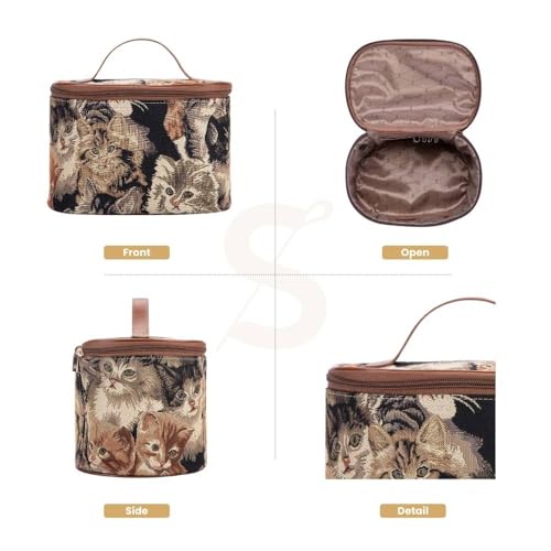 Cat Vanity Bag/Toiletry Case/Make-Up Bag - Available in 14 Designs