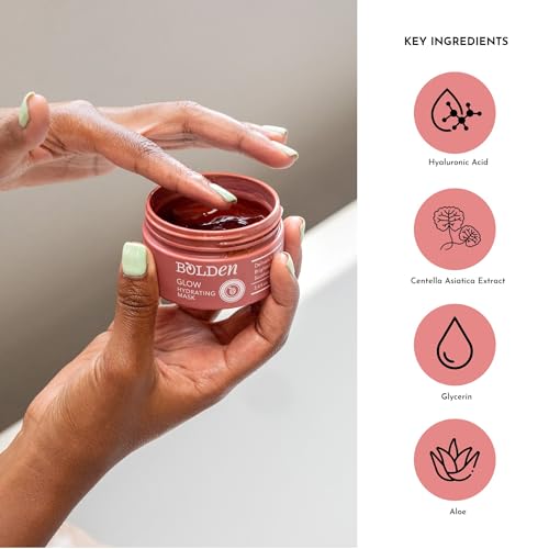 Hydrating Face Mask for Dry Skin - Deep Moisturizer with Hyaluronic Acid
