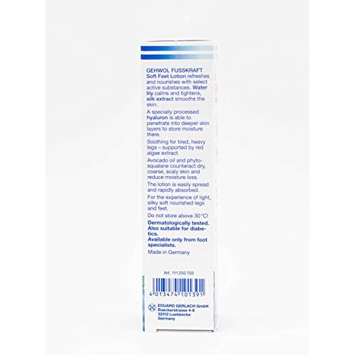 GEHWOL Soft Feet Lotion, Water Lily, 4.4 Ounce (Pack of 1)