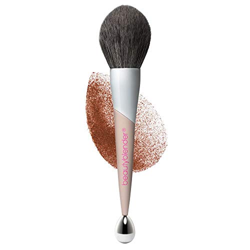 beautyblender BIG BOSS Makeup Powder Brush & Cooling Roller for Blush, Bronzer and Foundation. Vegan, Cruelty Free and Made in the USA