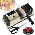 Light Gold 5-in-1 Electric Knife Sharpener for Kitchen & Scissors