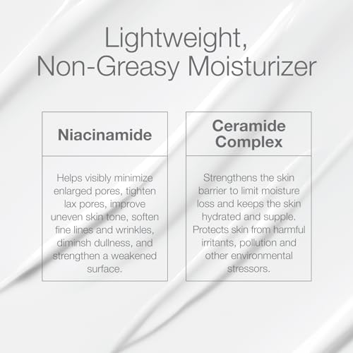 CLn¢ç Facial Moisturizer - Soothes & Calms Skin, Helps Reduce Appearance of Redness, Locks in Moisture without Clogging Pores, Dermatologist & Clinically Tested, 3.4 oz. (Pack of 2)