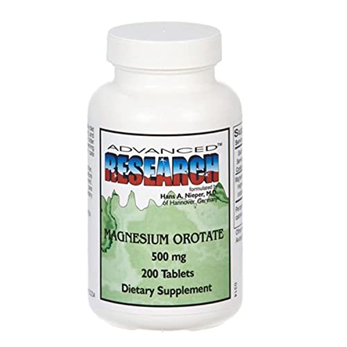 Magnesium Orotate Tablets 500 Mg - Unflavored, 200 Count - Dietary Supplement