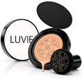 Glow Foundation for Mature Skin Cushion Makeup with Hyaluronic Acid - Warm Shade