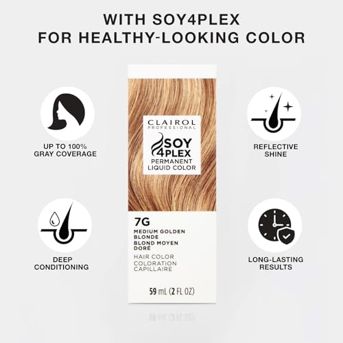 Clairol Professional Permanent Liquicolor for Light Brown/Medium Brown Hair Color with 100% Gray Coverage | Packaging May Vary