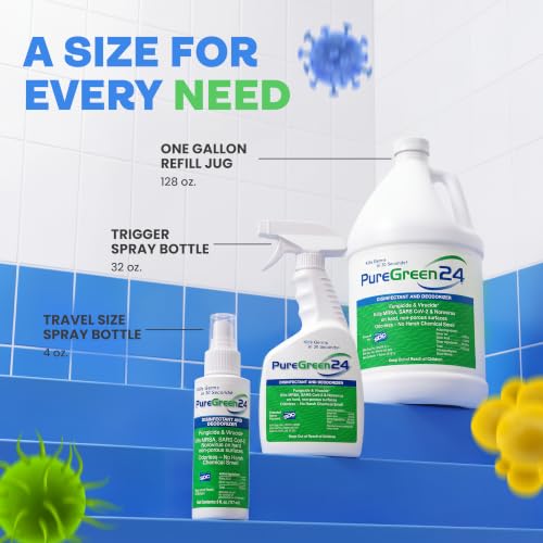 Disinfectant Cleaner 2 Gallons - Kills COVID-19, Norovirus, RSV, MRSA, Hospital Grade - Pack of 2