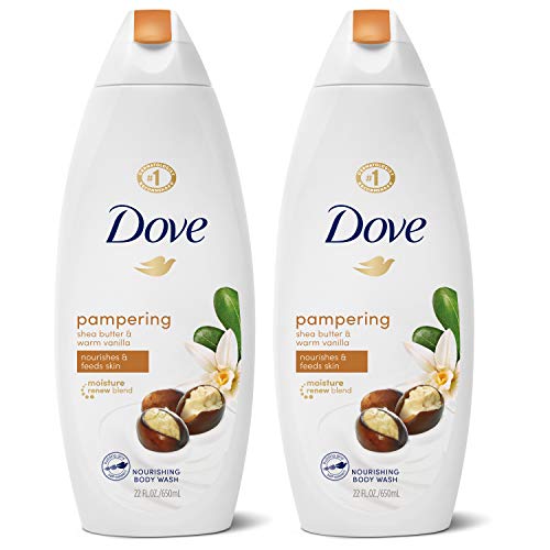 Dove Pampering Shea Butter & Warm Vanilla Body Wash Pack of 2 - 22 oz