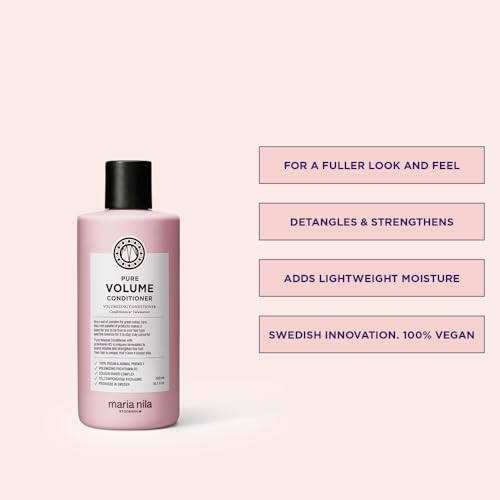 Maria Nila Pure Volume Conditioner 10.2 Fl Oz - Boosts Fine Hair Volume