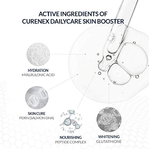 Skin Booster Serum with Salmon DNA, Peptides & Hyaluronic Acid - Rejuvenating Face Serum