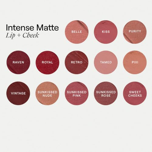 Nudestix Intense Matte Lip + Cheek Pencil - Sunkissed Rose, Long-Wear, Vegan