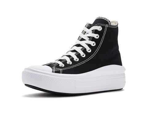 Converse Women's Chuck Taylor Move Platform High Top Sneakers - Black 6.5