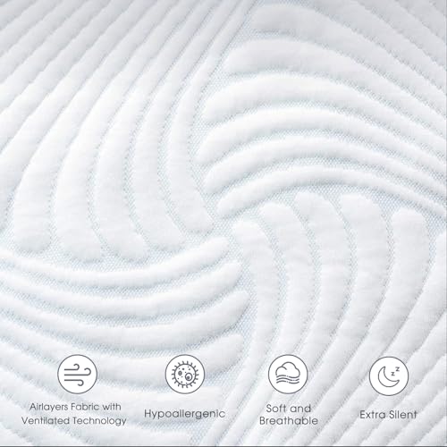 Heated Mattress Pad Queen with 3D Air Fabric & Preheat - Air Layer Variant
