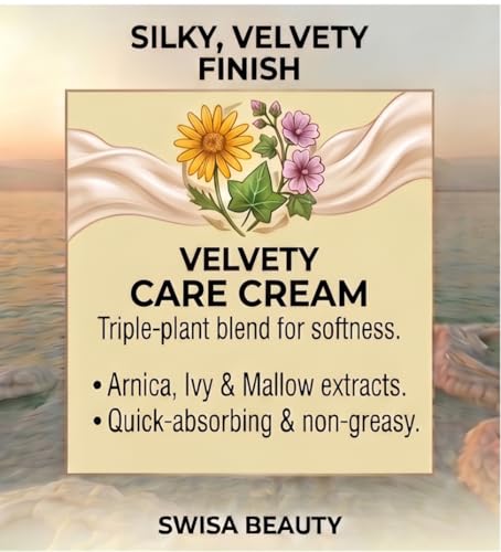 Dead Sea Botanical Foot Care Cream - Rich Moisturizer for Soft, Smooth Skin with Aloe Vera & Eucalyptus