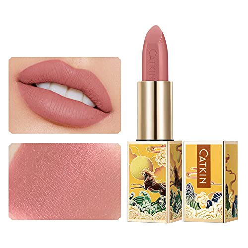CATKIN 2Pcs Makeup Set Includes BB Cream Air Cushion Foundation C02 And Matte Lipstick CO157