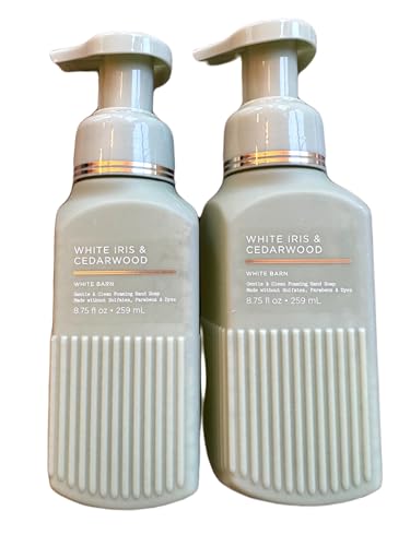 Foaming Hand Soap 2-Pack - White Iris Cedarwood Fragrance