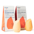 HiBAR Volumize Shampoo & Conditioner Bar Set for Fine Hair - Body & Texture Variation - Plastic-Free, Vegan, Natural Ingredients