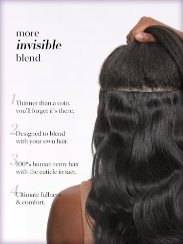 Zero Trace Body Wave Clip-In Hair Extensions 16 Inch 100g - 7pcs