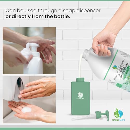 Eucalyptus Spearmint Hand Soap Refill 64 oz - Gentle Foaming Liquid, Antibacterial & Moisturizing, Safe for Skin - Variation of THIS listing