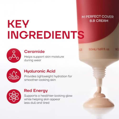 Korean BB Cream & Cushion Foundation Set - Dewy, Natural Finish, SPF 42 PA++