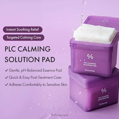 Dr.Ceuracle PLC Calming Solution Pad - Instant Soothing Toner Pads (130-count)