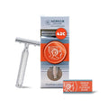 Safety Razor 42C Double Edge Shaver with Hex Handle, German Craftsmanship