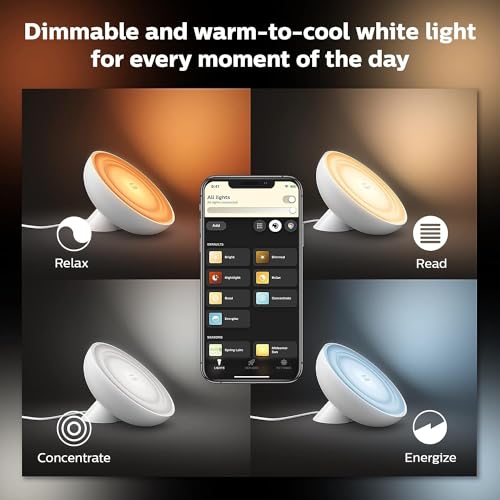 Philips Hue Bloom White and Color Ambiance Smart Table Lamp - 1 Pack (Variation: Bloom)