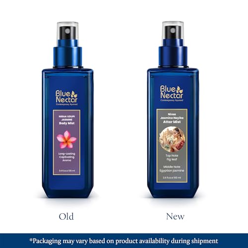 Long-Lasting Jasmine Body Mist with Fig Leaf - Floral Attar Spray, 3.38 Fl Oz - Floral Jasmine / 3.38 Fl Oz