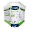 Cetaphil Moisturizing Cream 0.08oz Pack of 12 for Dry Sensitive Skin