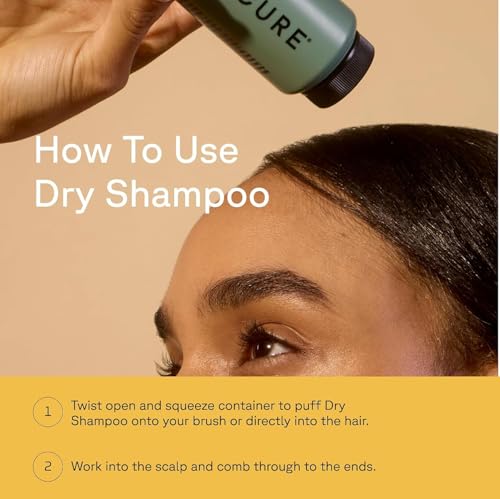 Travel Size Dry Shampoo Set - Vegan, Non-Aerosol, Rosemary & Peppermint - 1.7 oz 2 Pack