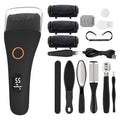 Dermawave Electric Foot File Callus Remover for Feet, Professional Foot Sander Grinder with 60 Sandpaper Discs for Men & Women, Pedicure Tool for Corn Dead Skin Cracked Heel