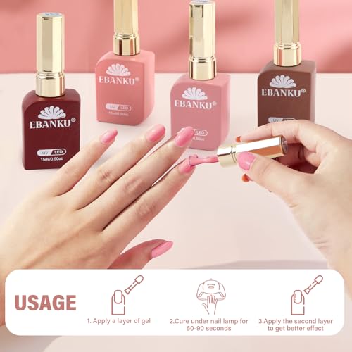 12 Colors Gel Nail Polish Set - Long-Lasting, Vibrant & Easy to Apply - 15ml