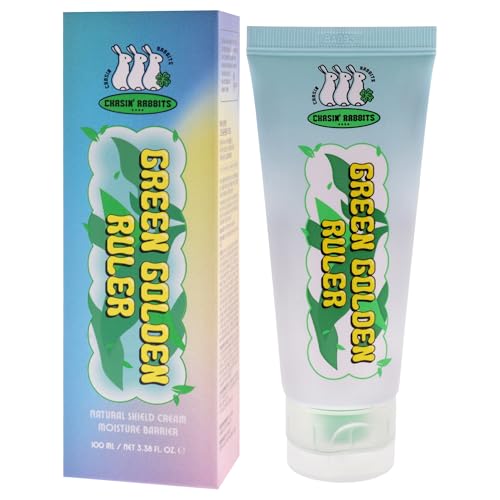 Chasin' Rabbits Green Golden Ruler Vegan Face Moisturizer 75ml with Green Tea & Probiotics