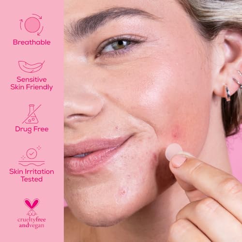 Hydrocolloid Acne Patches Set - 288 Count, Clear Surface Blemish Cover