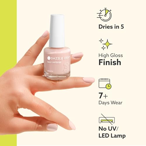 Dazzle Dry Step 3 Nail Lacquer Oh My! 0.5 fl oz Long-Lasting Nail Polish