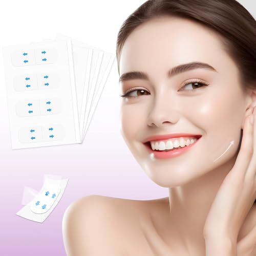 Neck Tape Lifting Invisible,140PCS Face Tape Lifting Invisible Face Lift Tape,Neck Lift Tape Face Lifter Tape for Makeup Instant Face Lift Facial Tape for Women Double Chin Jowls Eyebrow Sagging Skin