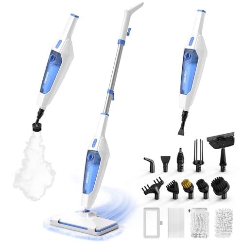 Blue SENMO 14-in-1 Steam Floor Mop & Handheld Cleaner for Home & Car Cleaning