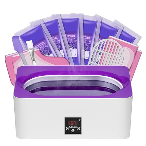 Paraffin Wax Machine for Hands & Feet 4000ml Large Capacity Spa Kit with Gloves & Booties
