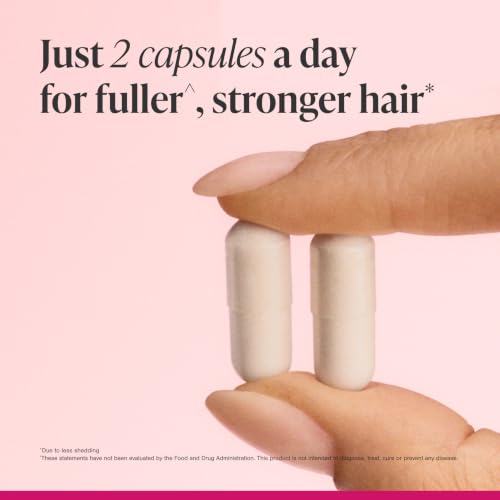 Hair Growth Supplements for Women - 60 Count, Supports Fullness & Strength