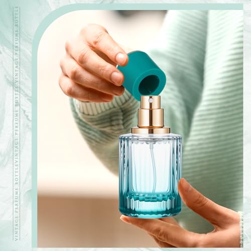 Refillable Perfume Bottles Set - 6 Multicolor 50ml Spray Travel Containers Variation of THIS listing