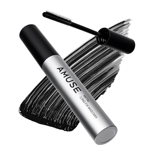 Amuse Seoul Long Fix Metal Tubing Mascara Black - Smudge Proof, Curling & Volumizing