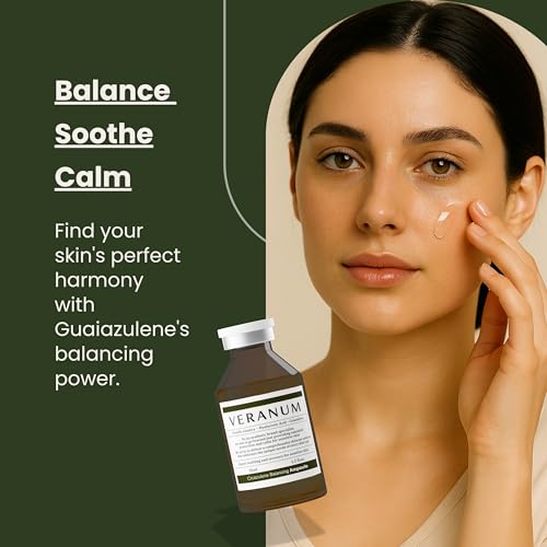 Cicazulene Balancing Ampoule ? Blue Tansy & Centella EV Serum for Redness Relief | MicroFusion 2X Absorption System | Oil Control + Peptide Hydration for Sensitive, Balanced Skin (1.2 fl oz)