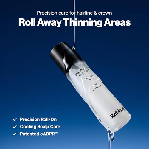 Hair Growth Serum for Hairline & Crown - Targeted Spot Treatment with cADPR Technology
