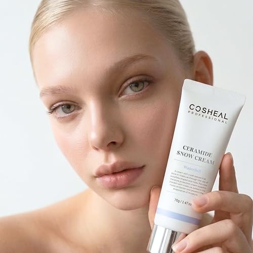 Ceramide Snow Cream - Hydrating Skin Barrier Repair Moisturizer with Hyaluronic Acid