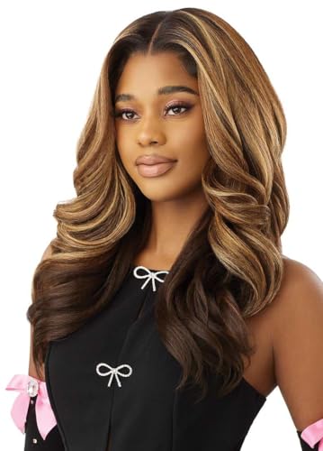 Outre Lace Front Wig 13x6 True Frontal Peak 704 - DR4/NATURAL HONEY