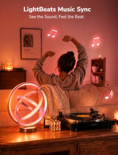 Lepro TB1 AI Smart Table Lamp - Planets RGB+IC Color Changing Desk Light