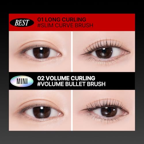 CLIO Kill Lash Superproof Waterproof Mascara Set - Long Curl & Volume Mini + Remover