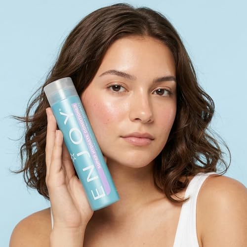 Enjoy Super Hydrate Conditioner 33.8 Fl Oz Deep Moisturizing Anti-Frizz for Dry Curly Hair