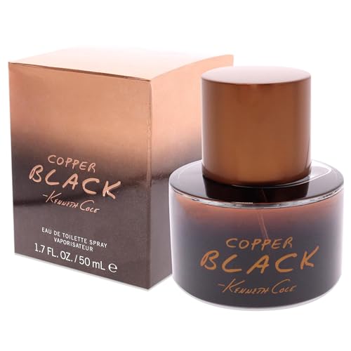 Kenneth Cole Copper Black Eau De Toilette Cologne for Men 1 Fl Oz
